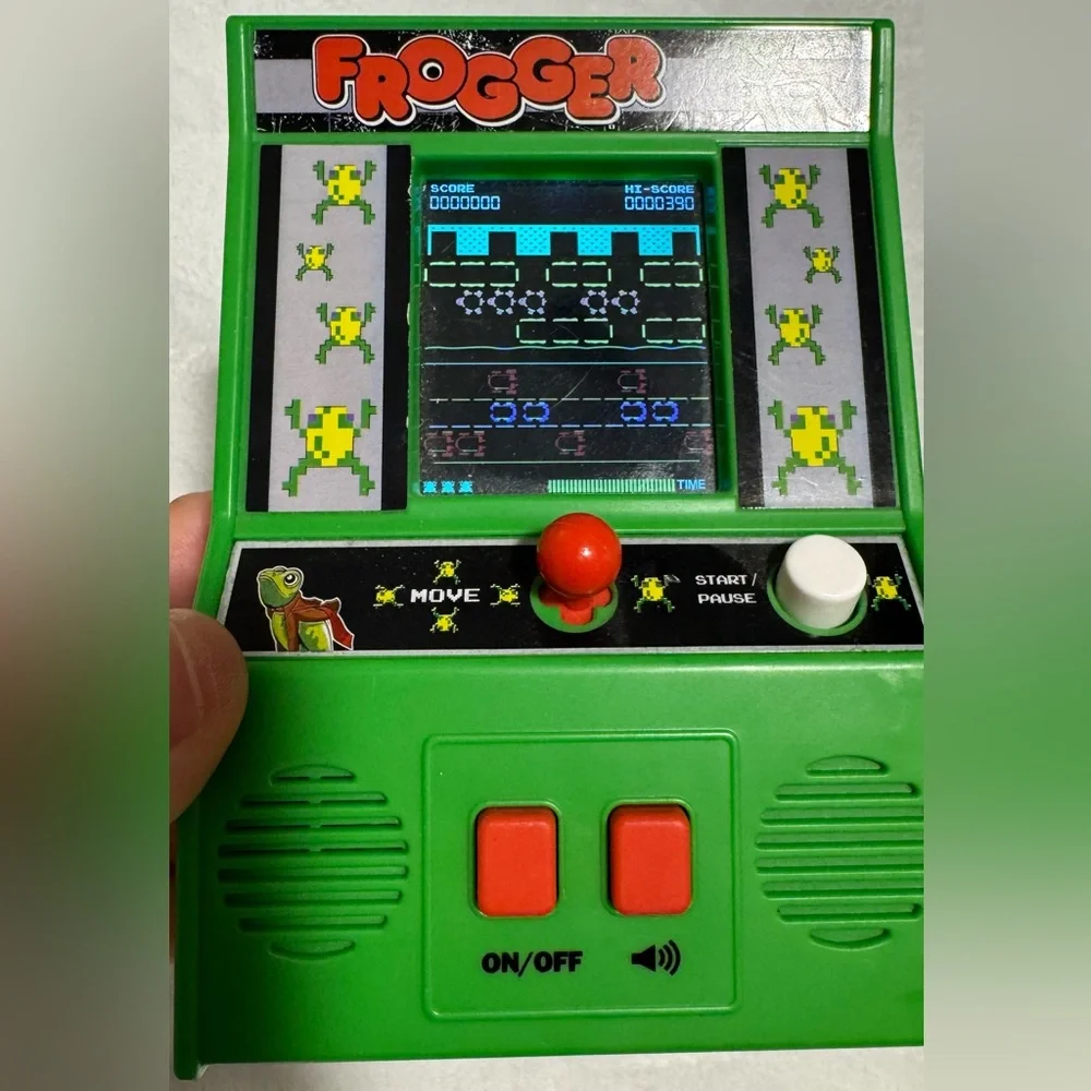 Retro FROGGER Handheld Game Console Mini Arcade Game Electronic By Konami